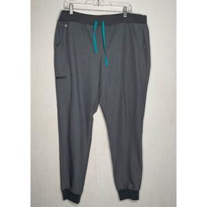 FIGS Zamora Jogger Scrub Pants‎ Women’s Size XL Gray Nurse Work Professional